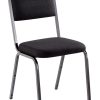 ST  013 Stacker Chair Black