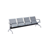 RB 4 Chrome Steel 4 Seater Reception Bench