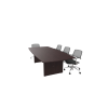 ETX 2 Barrel Shape Boardroom Table 2400X1200X722