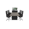 ETX 1 Rectangular Boardroom Table 2400X1200X722